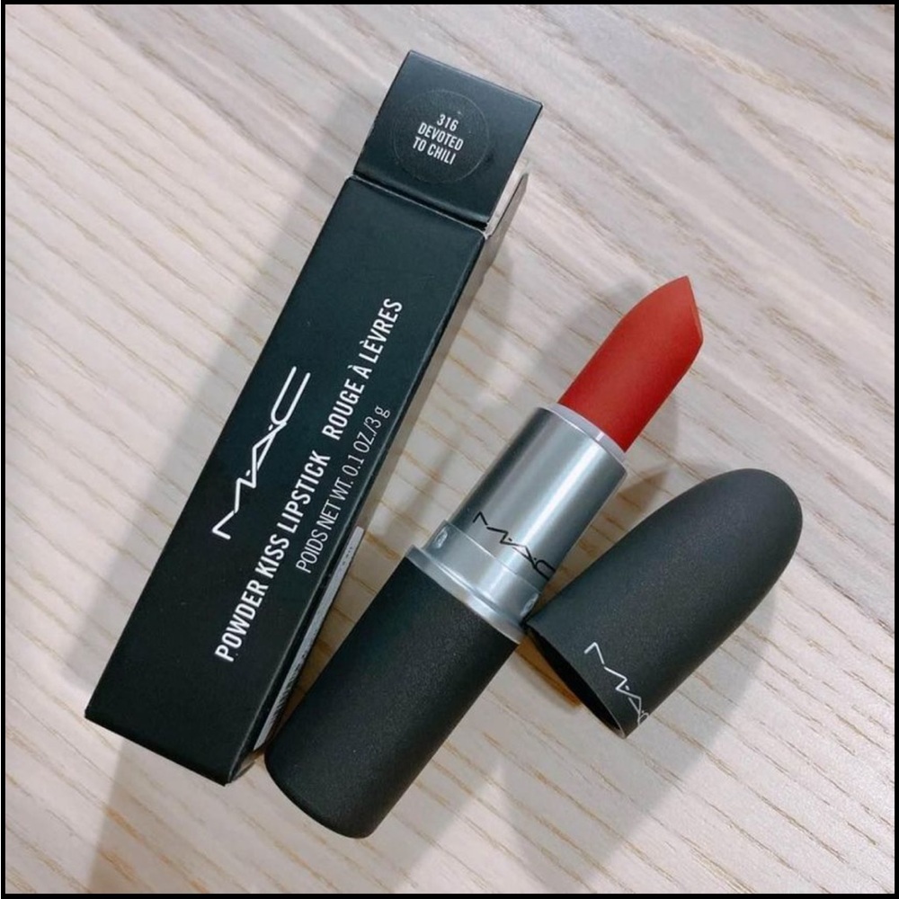 Mac Powder Kiss Lipstick DEVOTED TO CHILI #316